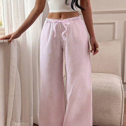 Damen Hosen Elastischer Bund Komfort Atmungsaktives Material