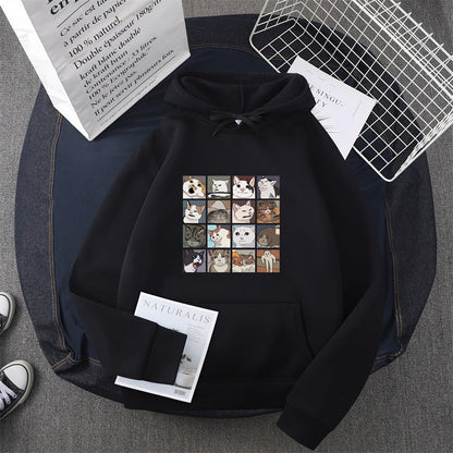 Damen Sweatshirt Tier-Motiv Eveloria
