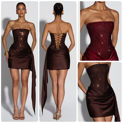 Damen Festliches Abendkleid Eveloria - Eveloria