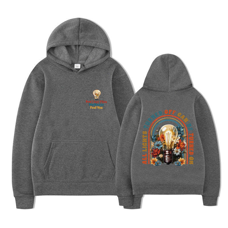 Damen Kapuzenpullover Bunt Entspannte Passform