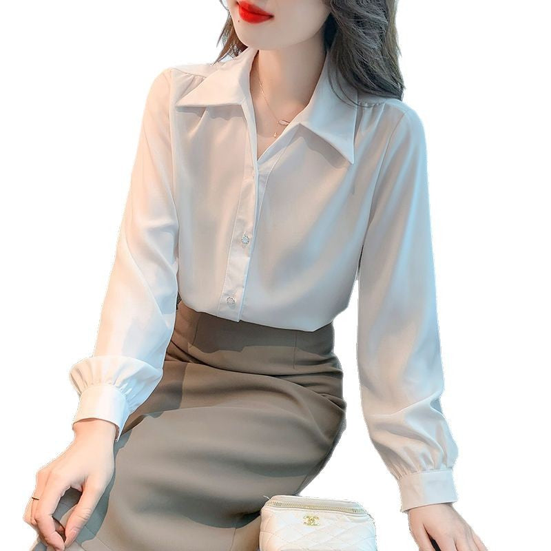 Eveloria Damen Bluse Klassisch Elegant Mit Ruffles Weiß