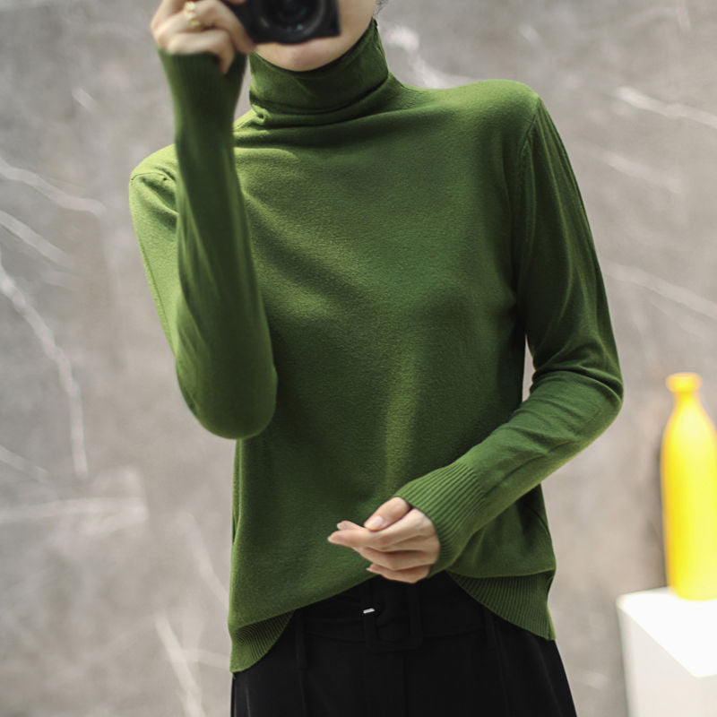Damen Rollkragenpullover Hochwertig Eveloria