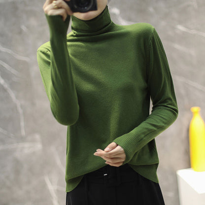 Damen Rollkragenpullover Hochwertig Eveloria