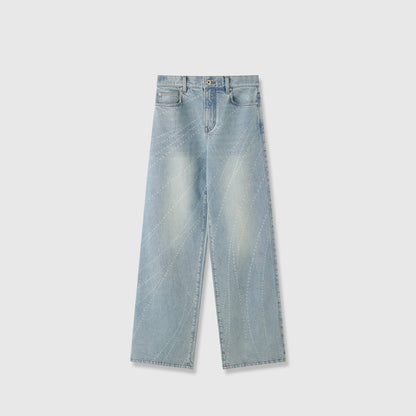 Damen Bootcut-Jeans Hochbund Elegant Eveloria