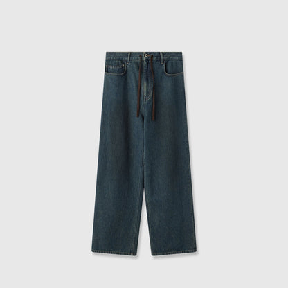 Damen High-Waist Jeans Weite Fit Eveloria