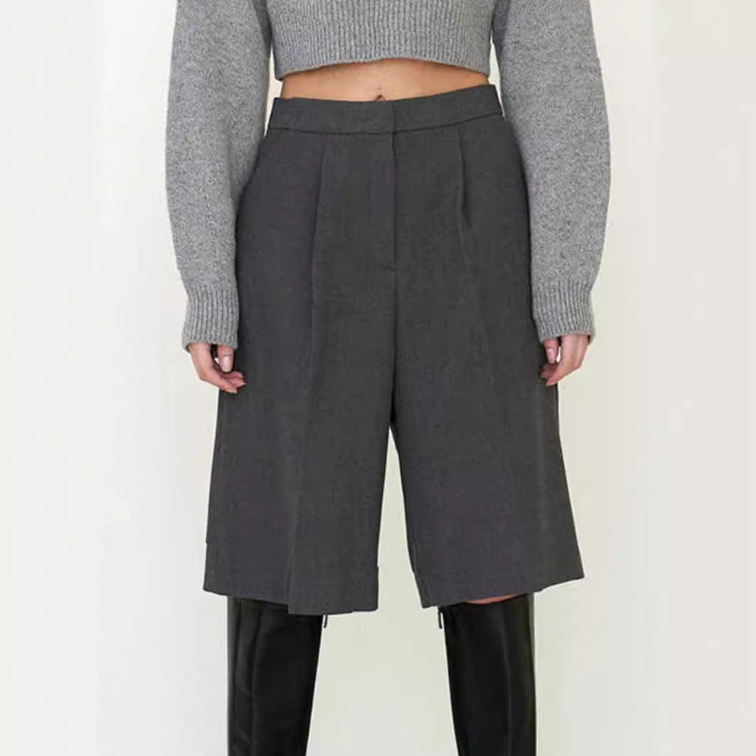 Damen Culotte Weit Elegant