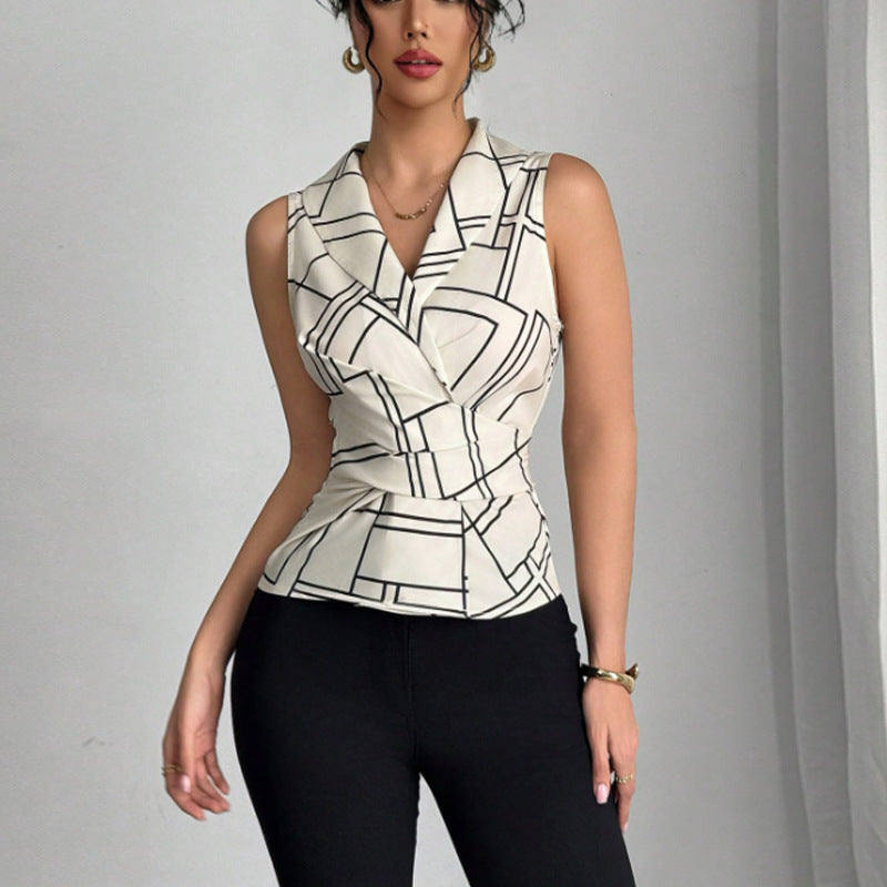 Damen Blusentop Moderner Schnitt Strukturiertes Design Eveloria - Eveloria