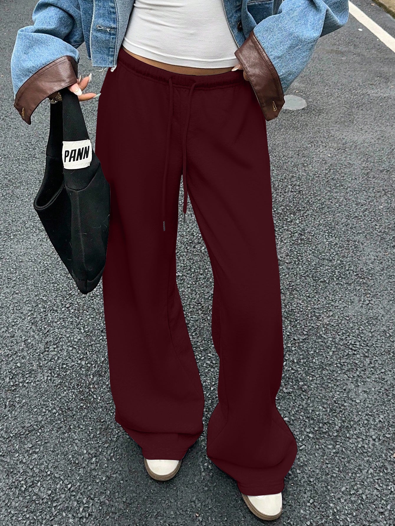 Damen Sweatpants Bequem Weites Modell
