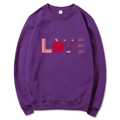 Damen Sweatshirt Love-Motiv Eveloria