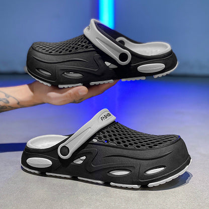 Herren Clogs Atmungsaktives Material Verstellbarer Riemen Eveloria