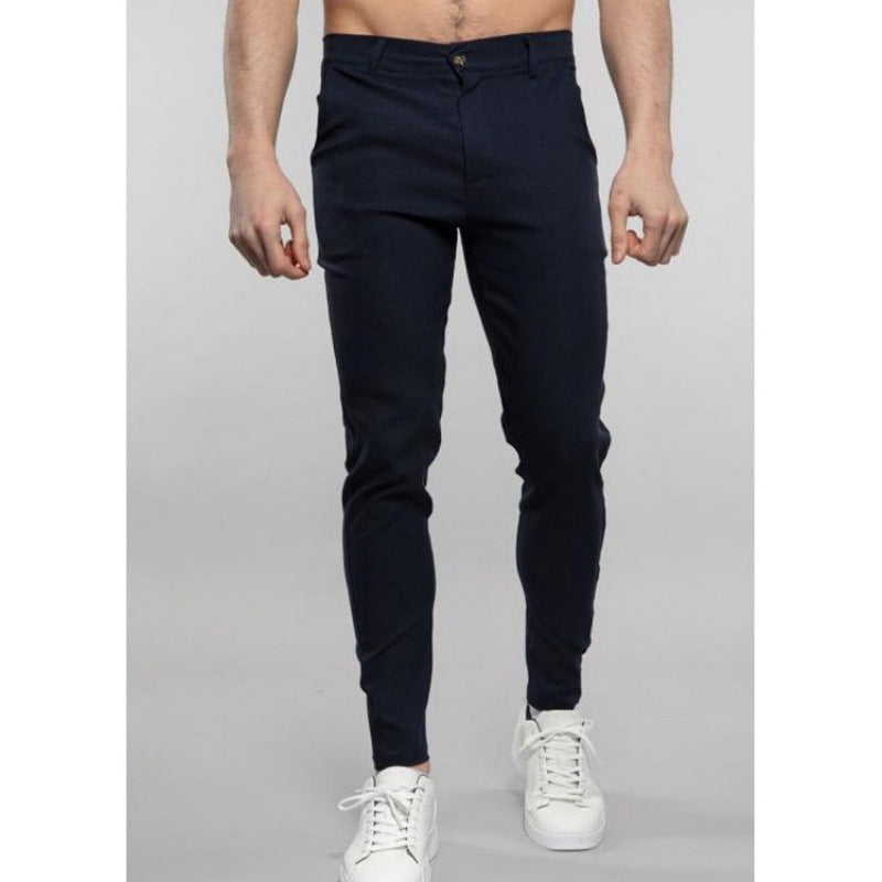 Herren Slimfit Chinohose Elastisch