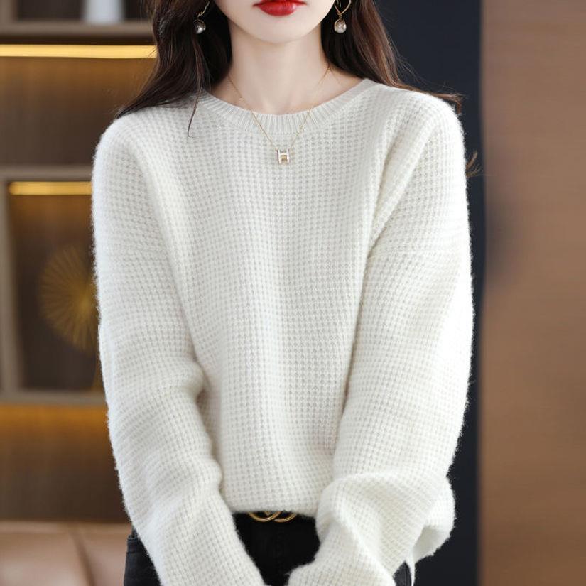 Damen Pullover Nobelstrick Warm Beige