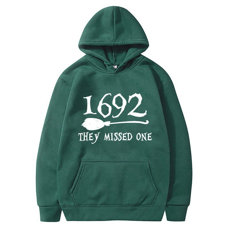 Damen Kapuzenpullover Halloween-Motiv locker Größe
