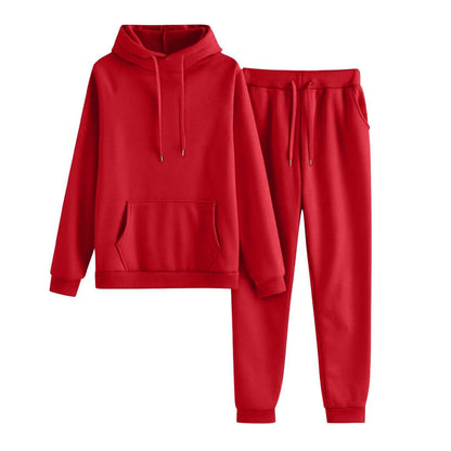 Damen Hoodie Jogginghose Set Lässig Mit Taschen Eveloria
