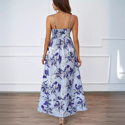 Damen Maxikleid Grafisches Muster Eveloria
