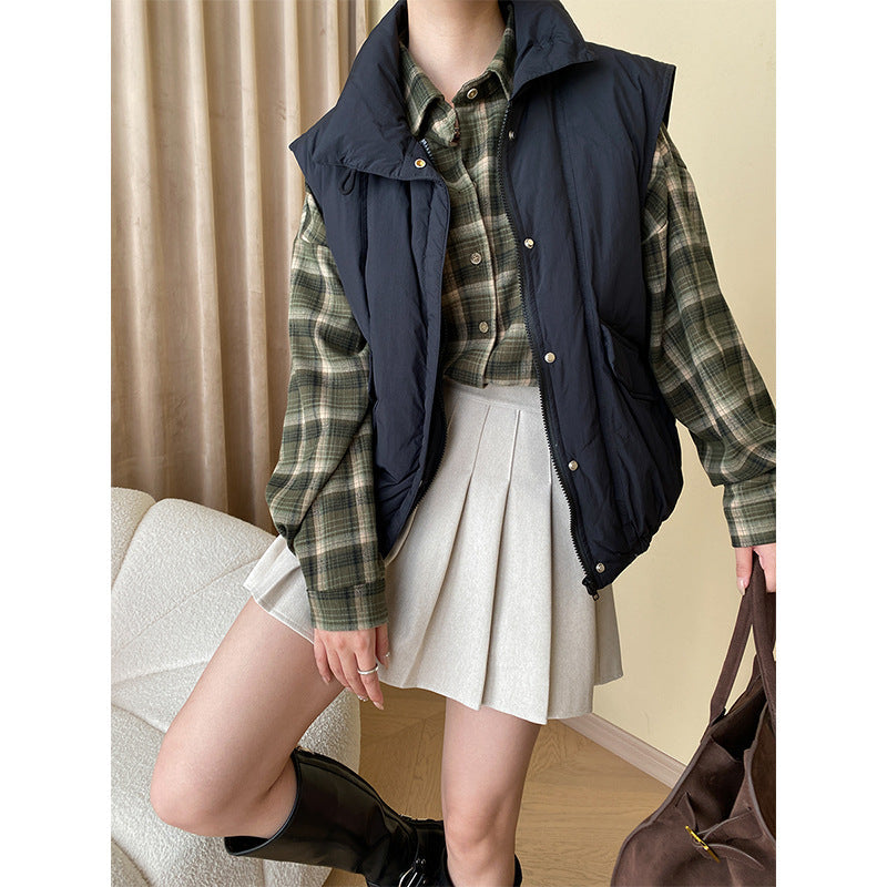 Damen Midirock Plissiert Hohes Modell Eveloria