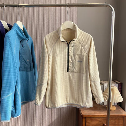 Damen Fleece-Pullover Kurzreißverschluss Eveloria