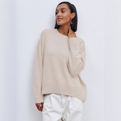 Damen Strickpullover Komfortabel Lässig Eveloria - Eveloria