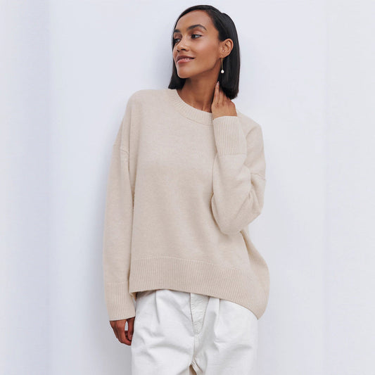 Damen Strickpullover Komfortabel Lässig Eveloria - Eveloria