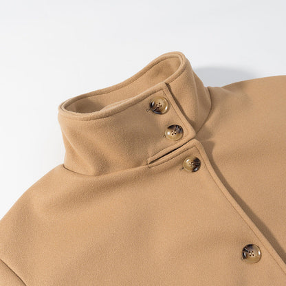 Damen Stehkragenjacke Modisch Eveloria