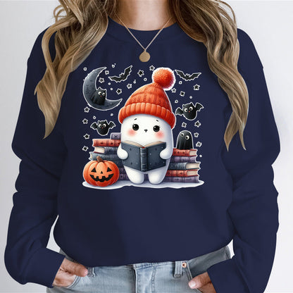 Damen Sweatshirt Halloween-Motiv Hochwertiges Material