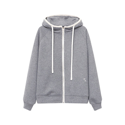 Damen Kapuzenjacke Oversized Lässig Eveloria