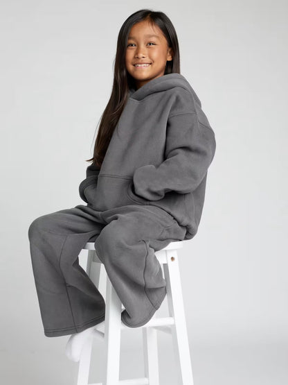 Damen Fleece-Loungewear-Set Eveloria Entspannt