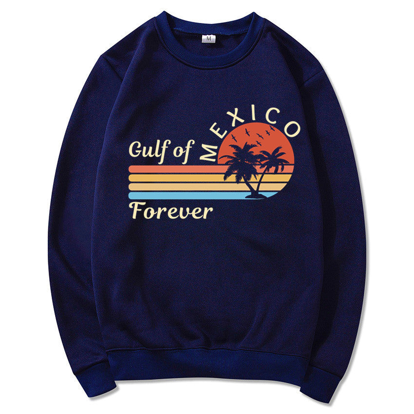 Damen Sweatshirt Tropisches Grafikdesign Modern Aufdruck