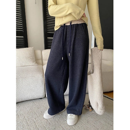 Damen Sweatpants Weites Modell Mit Taschen Bequem