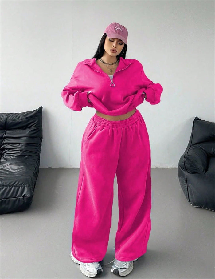 Damen Sportliches Hoodie und Sweathosen Set Eveloria