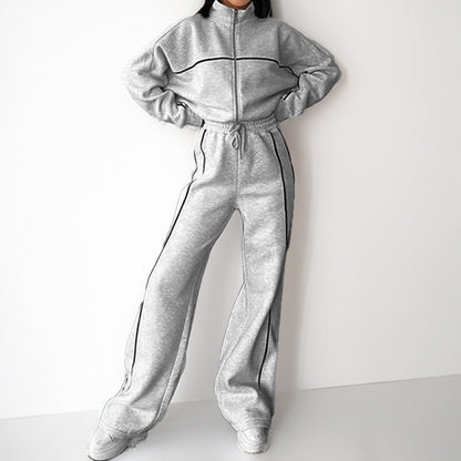 Damen Sportset Weiches Material Hohe Beininserts Eveloria