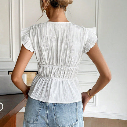 Damen Bluse mit Schleifen Dekorativ