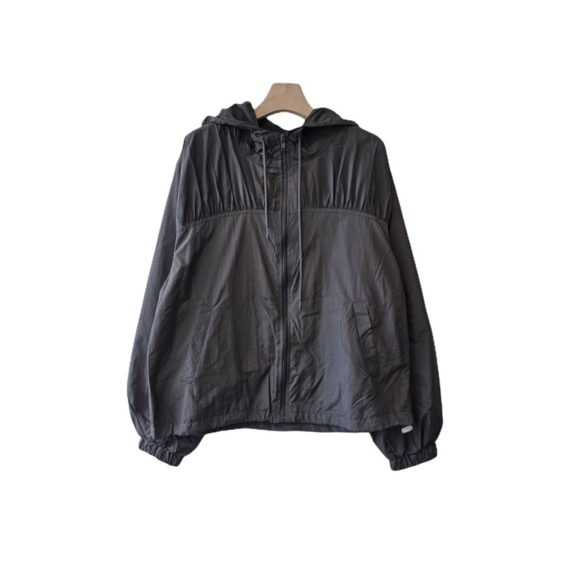 Damenleichte Übergangsjacke Elastische Bündchen Eveloria