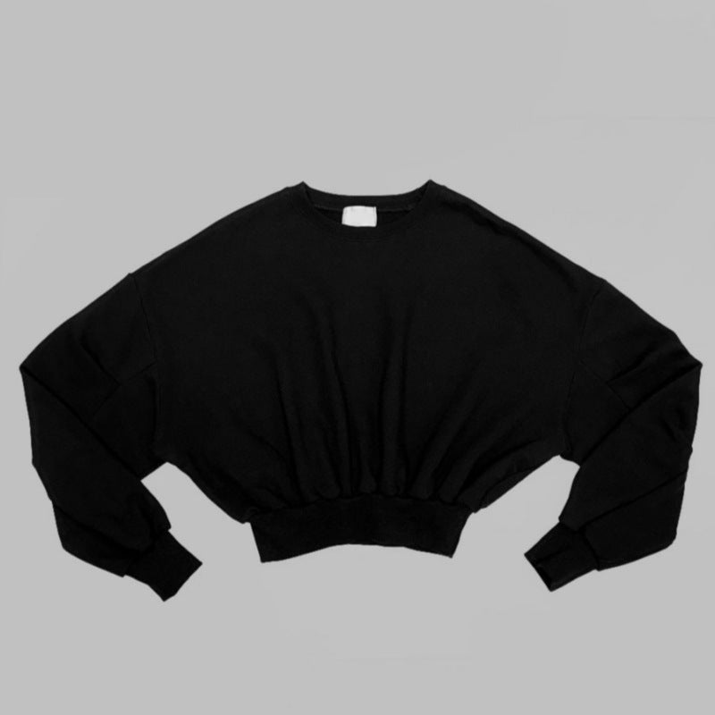 Damen Cropped Sweater Lässig Eveloria