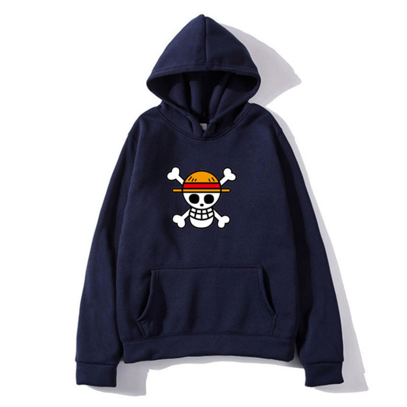 Damen Kapuzenpullover Piratenmotiv Bequem Eveloria