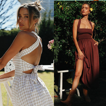 Damen Maxikleid Boho Stil Eveloria