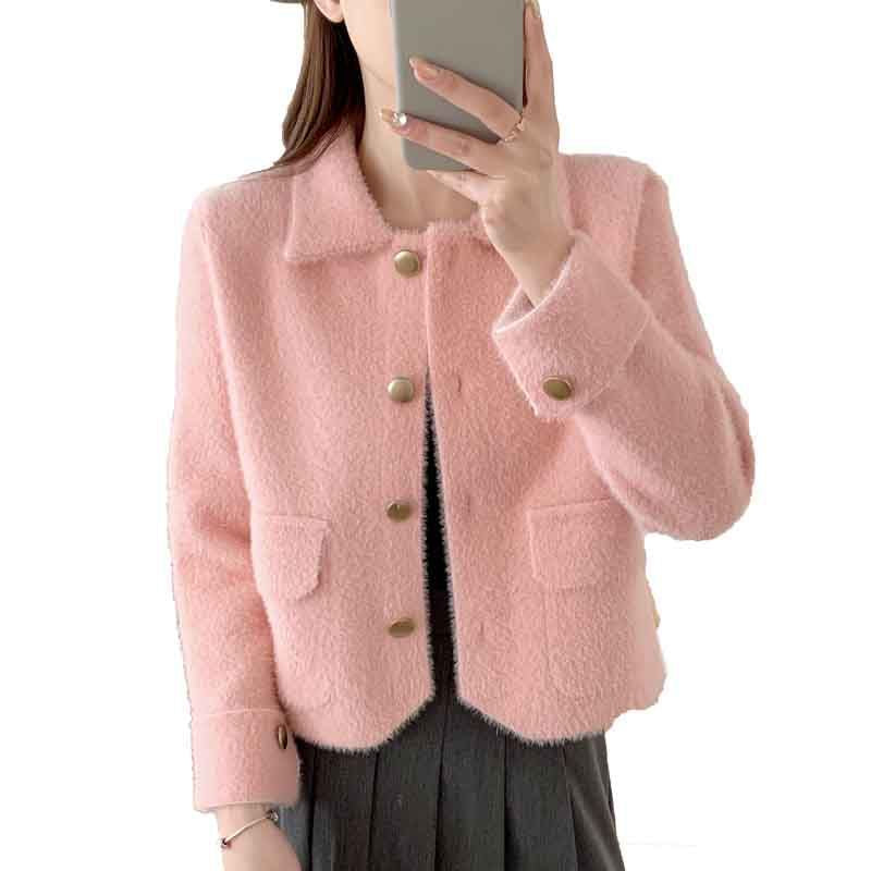 Damen Kurzjacke Eveloria Kuschelig Elegante
