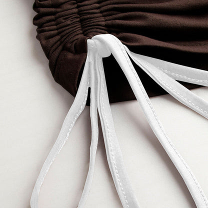 Damen Langarmshirt Doppeltes Design Raffung Evelyn