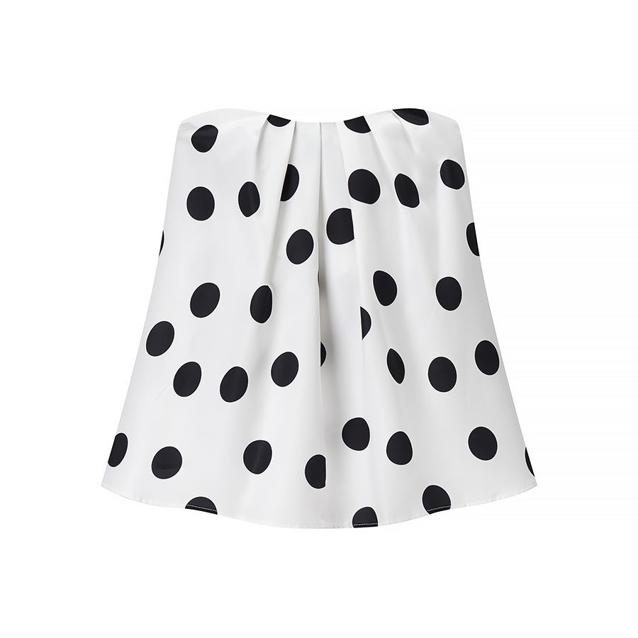 Damen Hose Weite Punktmuster Eveloria