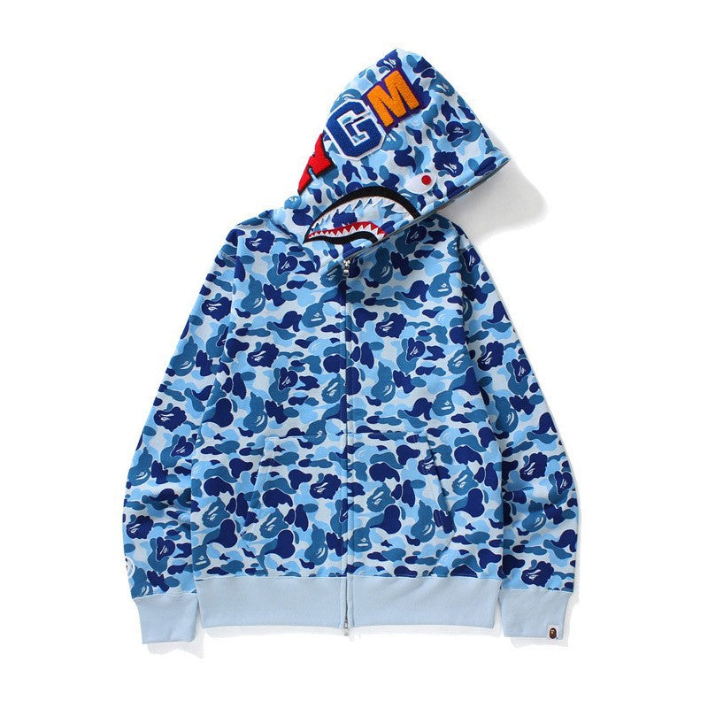 Damen Kapuzenjacke Camouflage Baumwollmix Eveloria