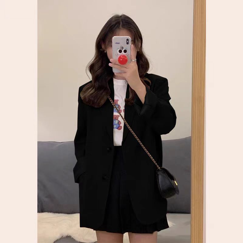 Damen Oversized Blazer Elegantes Design Eveloria