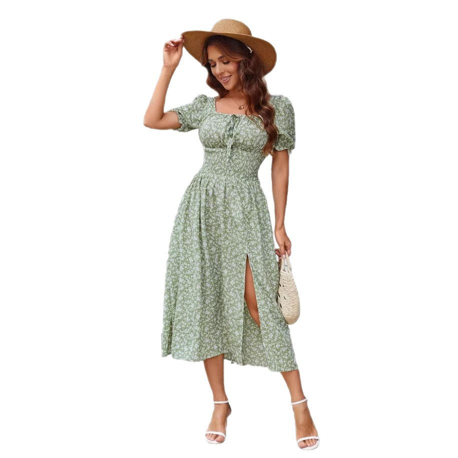 Damen Sommerkleid Florales Muster Eveloria