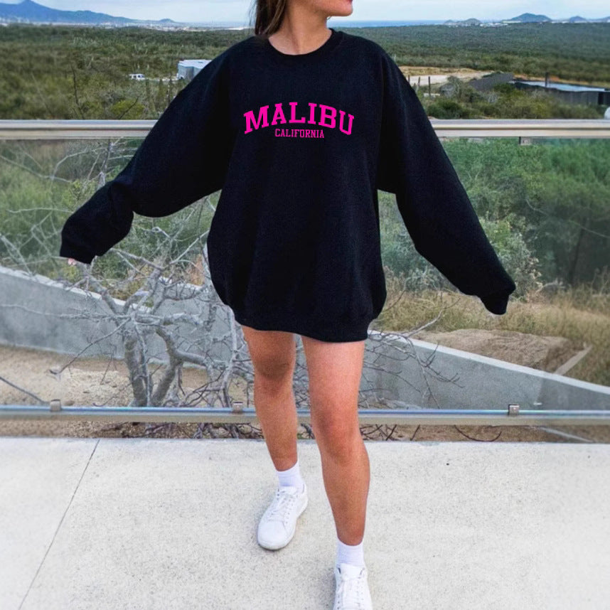 Damen Sweatshirt Weiches Material Lässiges Design
