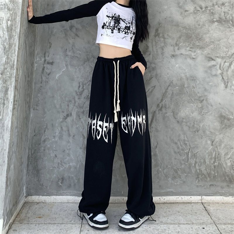 Damen Baggy-Hose Graffiti-Design