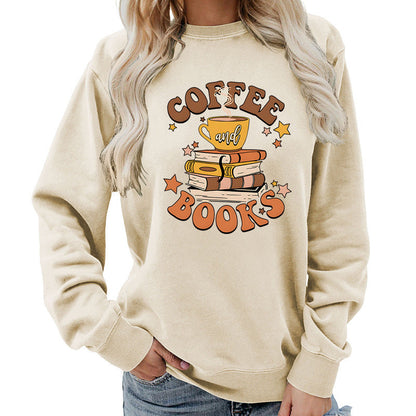 Damen Sweatshirt Kaffeebuch-Design Eveloria - Eveloria