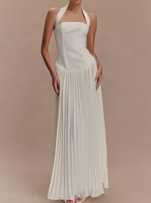 Damen Maxikleid Elegantes Trägerdesign Eveloria