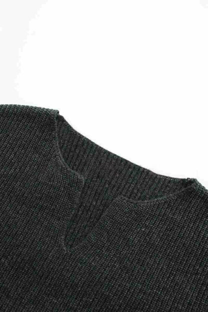 Damen Strickoberteil V-Ausschnitt Eveloria