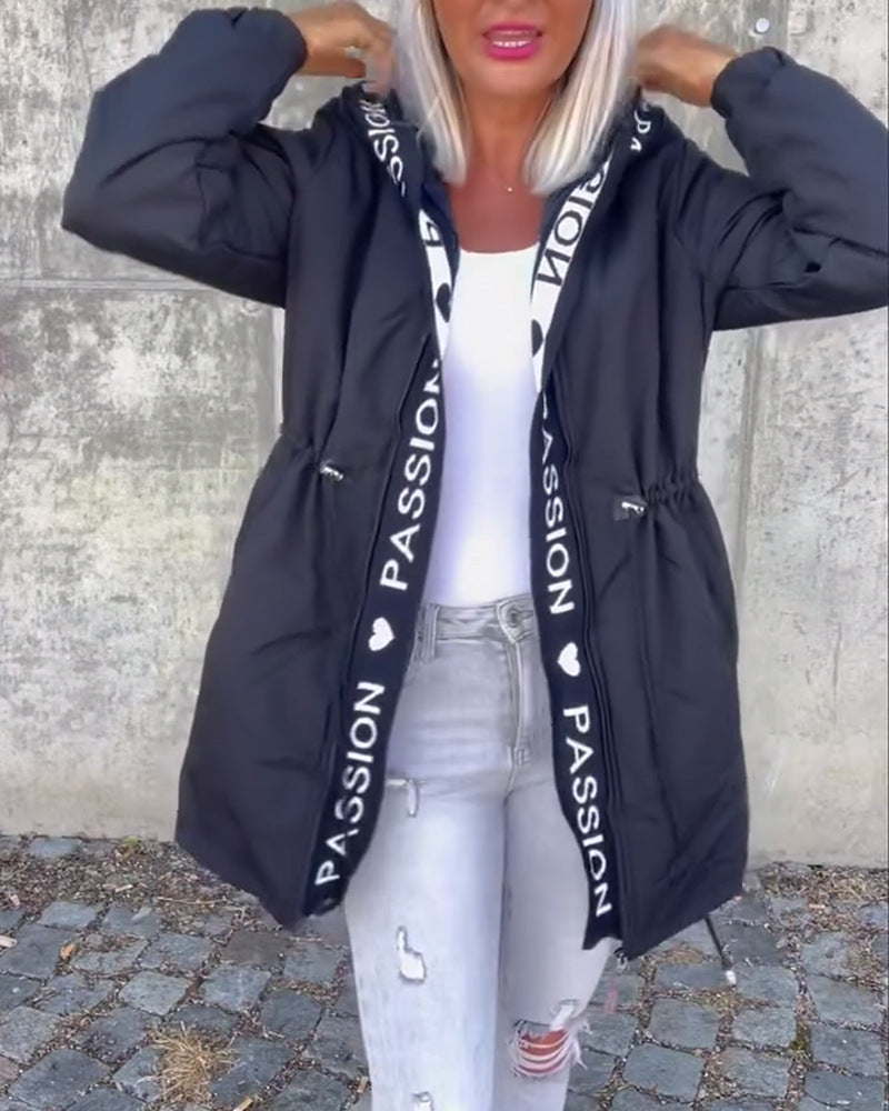 Damen Utility-Jacke mit Bindegurt Eveloria