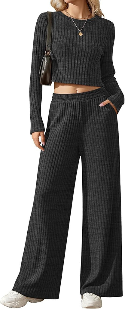 Damen Strickensemble Weites Schnitt Eveloria