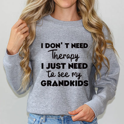 Damen Sweatshirt Bequem Motivierender Aufdruck Grau Eveloria